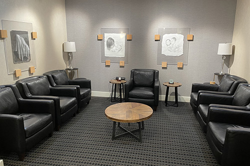 Waiting Area at Periodontal Surgical Arts.